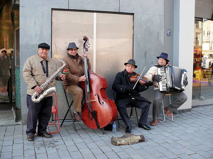gaden orkester, musikere, musik, gadegøgler