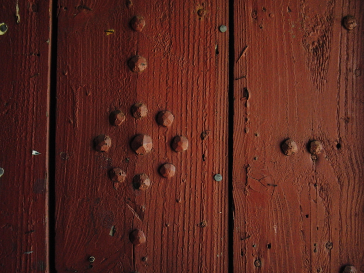 фон, вратата, дървен материал, текстура, червен