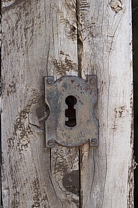 lock, wood, door, wooden, entrance
