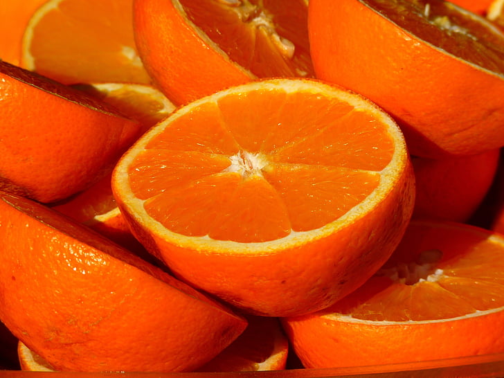 pārtika, fotogrāfija, saišķī, oranža, Orange, augļu, vitamīnu, augļi