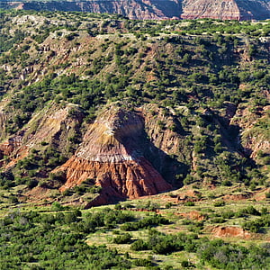 Восход, каньона Пало Дуро, Северного Техаса, красный песок камень