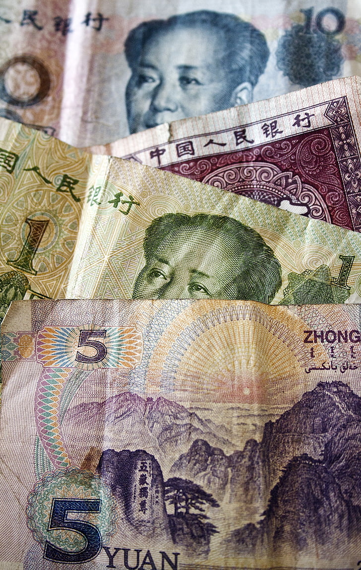 dinheiro, China, Mao, banco, Finanças, Chinês, moedas chinesas