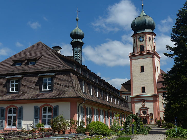 kláštor, trudbert st, Staufen, kostol