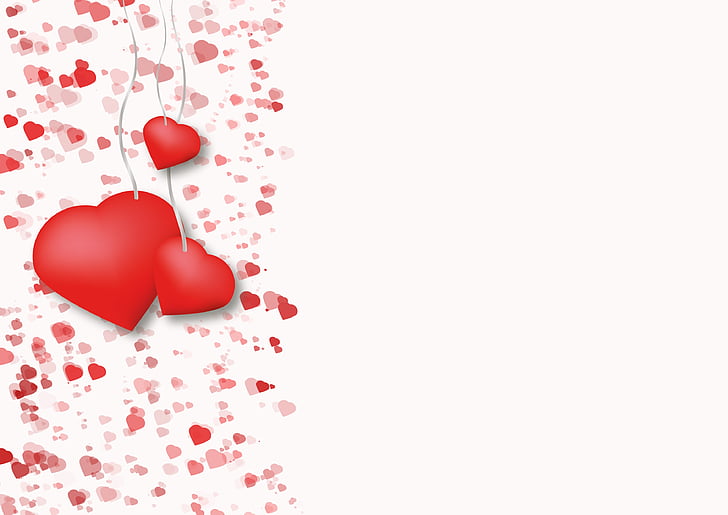 serce, Valentine, miłość, mapę, romans, Rysunek, z życzeniami
