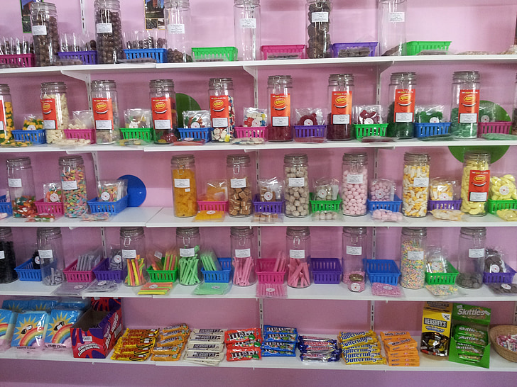 sladkosti, cukroví, Candy shop, LOLLY, lízátka, Milé, dezert