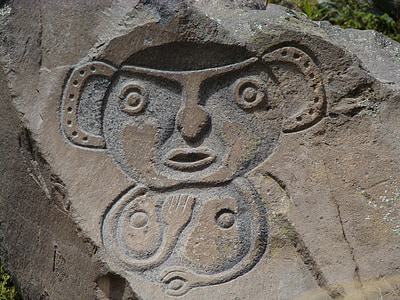 Monolitten, guano, Ecuador