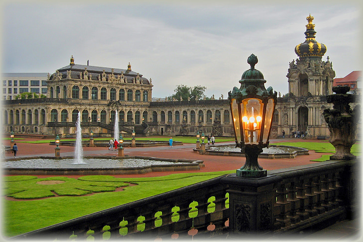 Dresden, arquitetura, cidade velha, canil