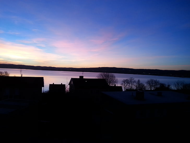himmel, dawn, morning, cloud, lake, beautifully, views