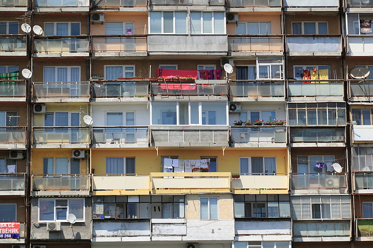 Bulgarie, logement, immobilier, plat, résidentiels, architecture