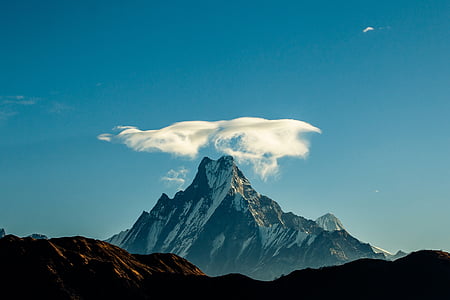 マーメイド ラインします。, 山, 風景, ネパール, 自然, トレッキング, マチャプチャレ山