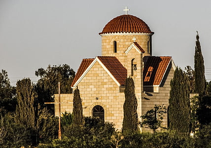 Ciprus, Sotira, templom, Ayios nikodimos, építészet, vallás, ortodox