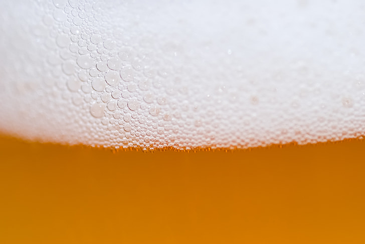 Bier, Schaum, Bubbles, Alkohol, Glas, trinken, Kälte
