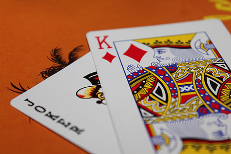 kartları, oynarken, oyunu, kumar, kumar, Casino, Blackjack