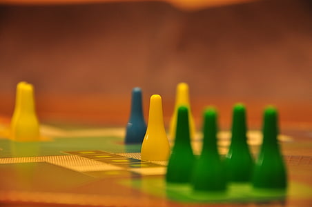 game, board game, pawns