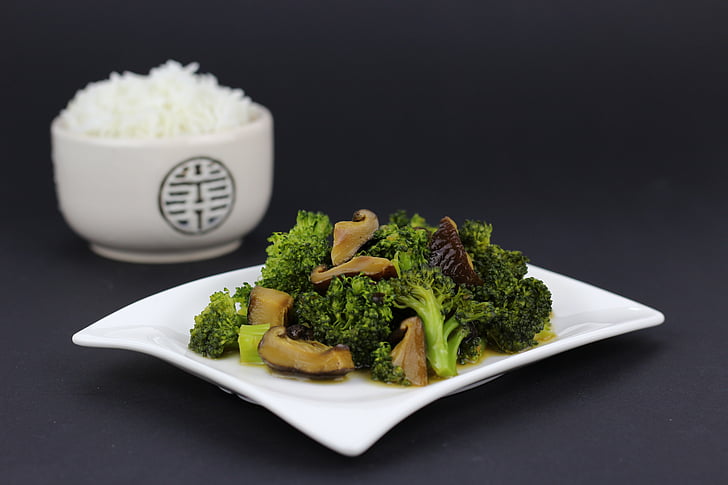 plato de wok, Asia, arroz, comer, Chino, freír hasta, cocinar