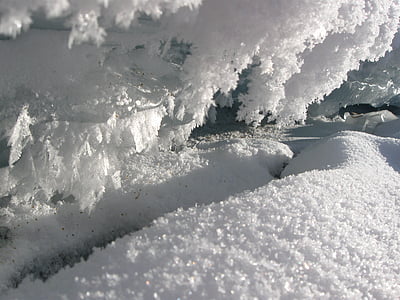 snö, vinter, Ice, sjön, Ryssland, naturen, Frost