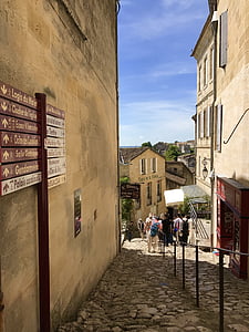 Saint emilion, winnicy, Bordeaux, Francja, Europy, wsi, podróży