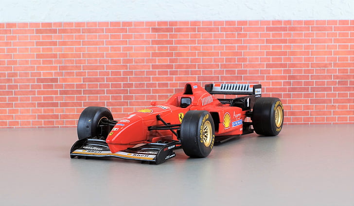 Ferrari, f310, Formula 1, Michael schumacher, Auto, mainan, model mobil