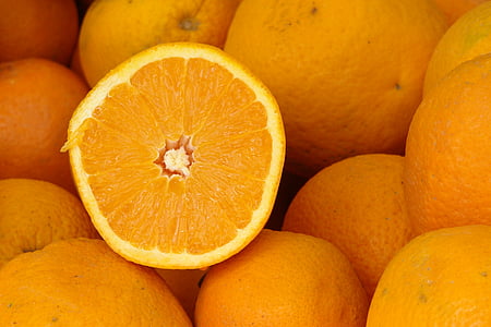 oransje, frukt, mat, frisk, sitrus, vitamin, saftig