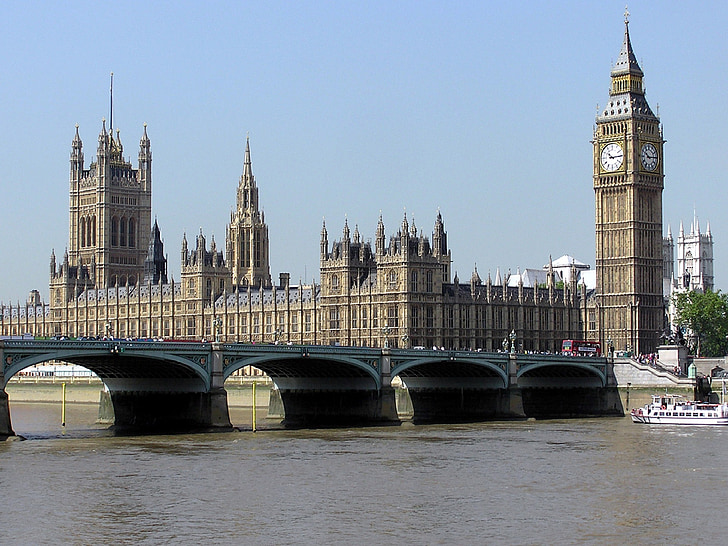 maisons du Parlement, Londres, ville, thèmes, l’Angleterre, architecture, point de repère