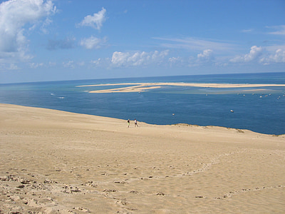 dune, dune pyla vous, dune du pilat, France, Côte Atlantique, Atlantique, mer