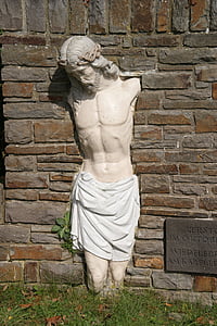 Chrystus, Kobern Niemcy, krzyżowa, posąg, Rzeźba