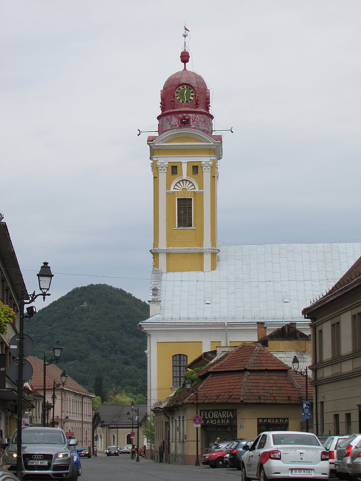 baia mare, transylvania, center, church