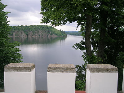slottet, Orlik cz, turistattraksjon, steder av interesse, Lake