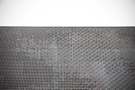 Metallic, Silver, byggnad, väggen, metall, konsistens, bakgrund