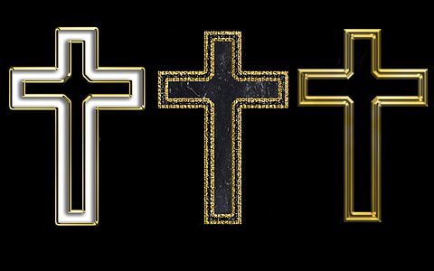 Cross, digital konst, religion, kristendomen, tro, Gud