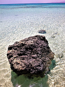 Rock, zee, de kust, strand, natuur, zomer, water