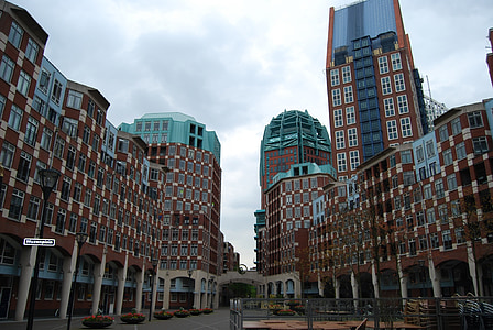 Den Haag, het platform, huizen, gevel