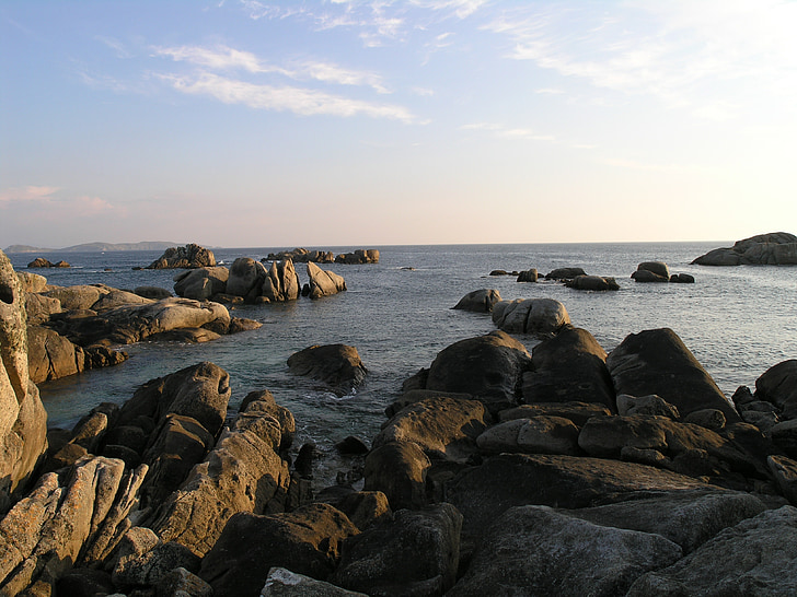 rocks, sea, cliff, splash