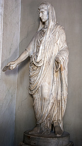 Augustus, Roma, Kaisar, patung, zaman kuno, Italia