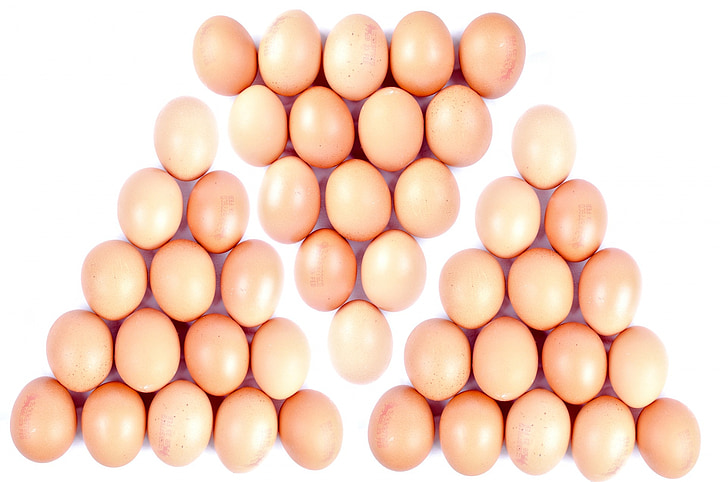 яйце, курячі, овал, продукти харчування, Фотографія, Закри, ізольовані