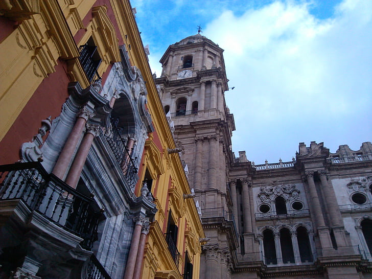 Igreja, arquitetura, Catedral, fachada, Espanha