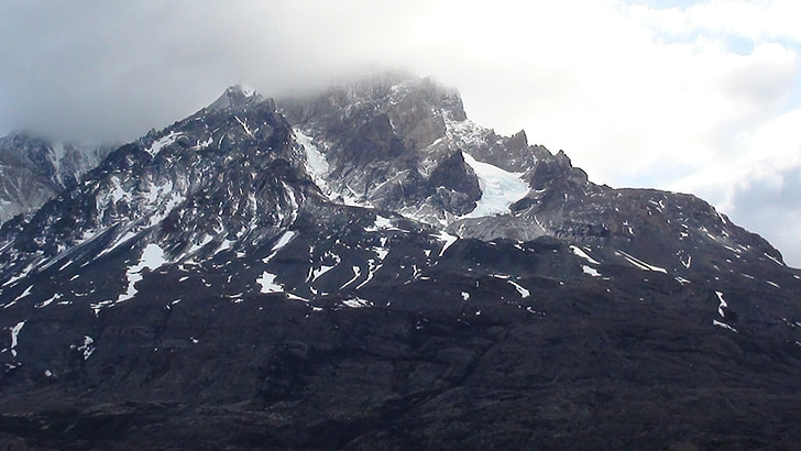 Patagonia, pegunungan, salju, alam, Selatan, Andes, pemandangan