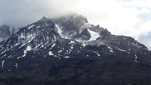 Patagonia, kalni, sniega, daba, Dienvidāfrikas, Andes, ainava