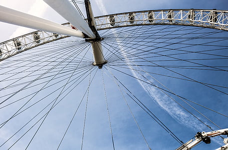 Lontoo, Maailmanpyörä, London Eye-maailmanpyörä, Iso-Britannia, Englanti, Mielenkiintoiset kohteet: