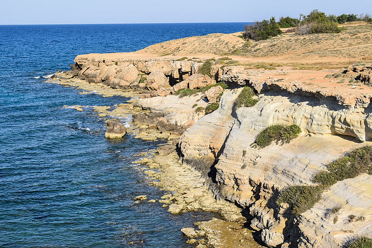 Cliff, kusten, Cove, stranden, geologi, naturen, bildandet