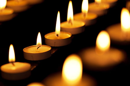 φωτεινή, έγκαυμα, κερί, φως των κεριών, γιορτή, Χριστούγεννα, Εκκλησία