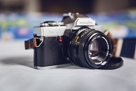 kamera, Vintage, retro, lencse, test, régi, SLR fényképezőgép