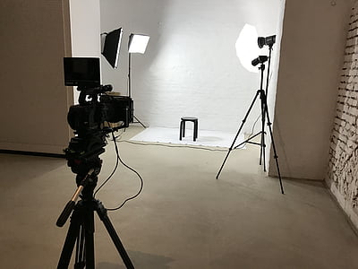 Stüdyo, fotoğraf makinesi, kayıt, Film