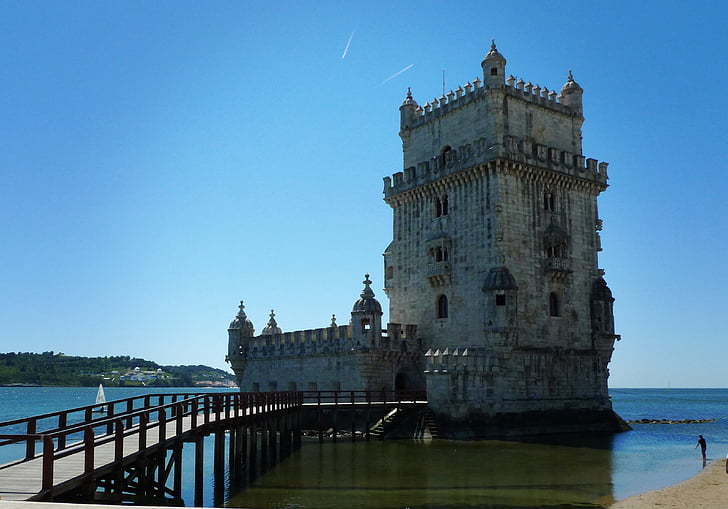 Lissabonin, Portugali, Belem tower, Lisboa, historiallinen, Euroopan, Matkakohteet