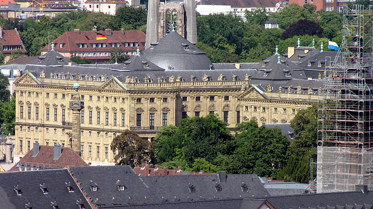 residencia, Würzburg, Balthasar neumann, Suiza francos