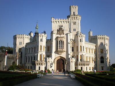 Castle, Hluboká, Cseh Köztársaság