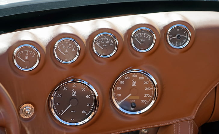 valve, roadster, wiesmann, leather, dashboard, instrument panel, interior