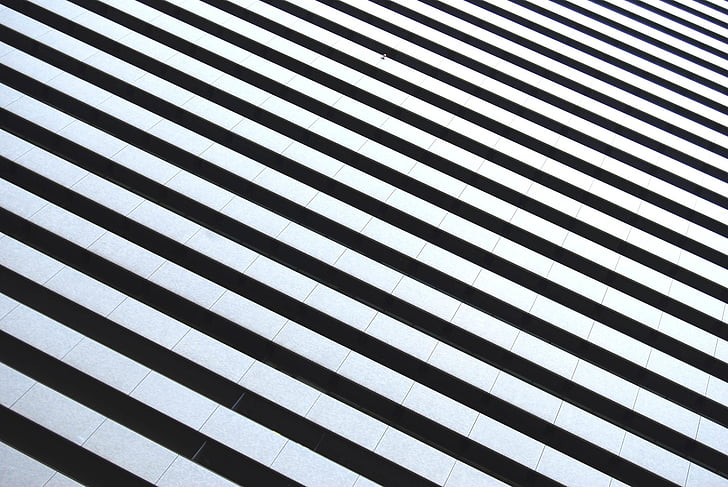 Foto, hvit, svart, striper, abstrakt, mønster, design