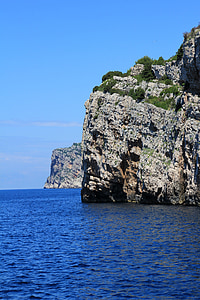 Croaţia, coasta, stâncă, Insulele Kornati, Parcul Naţional, albastru, mare