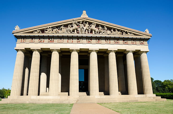 Nashville, tennesse, Hoa Kỳ, Mỹ, Nam Kỳ, đền Parthenon, Centennial park